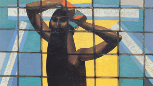 نقاشی زینب خاتون اثر استاد جلیل ضیاءپور سال ۱۳۴۱